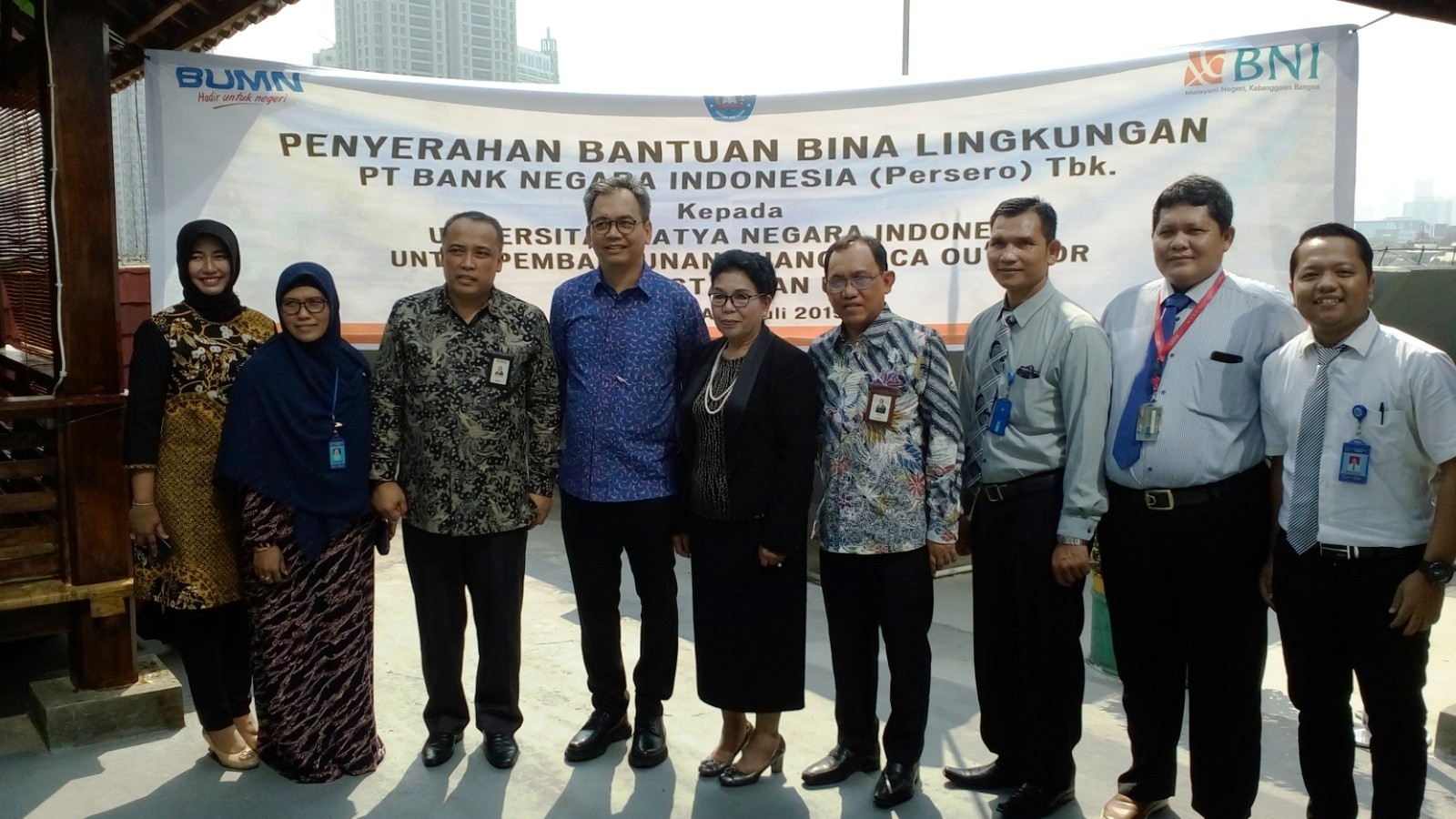 Peresmian Ruang Terbuka Gazebo Perpustakaan USNI – 04 Maret 2019