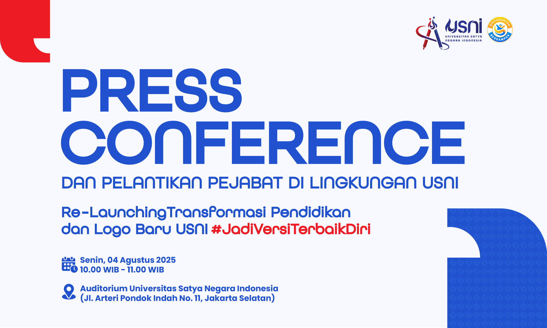 Re-branding Transformasi Pendidikan Logo Baru USNI – 04 Agustus 2025