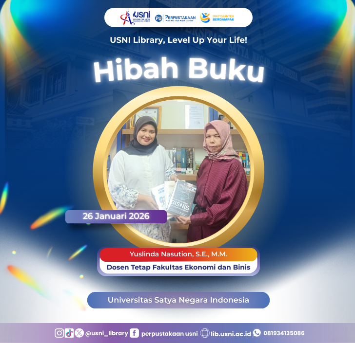 Hibah Buku Perpustakaan USNI – 26 Januari 2026