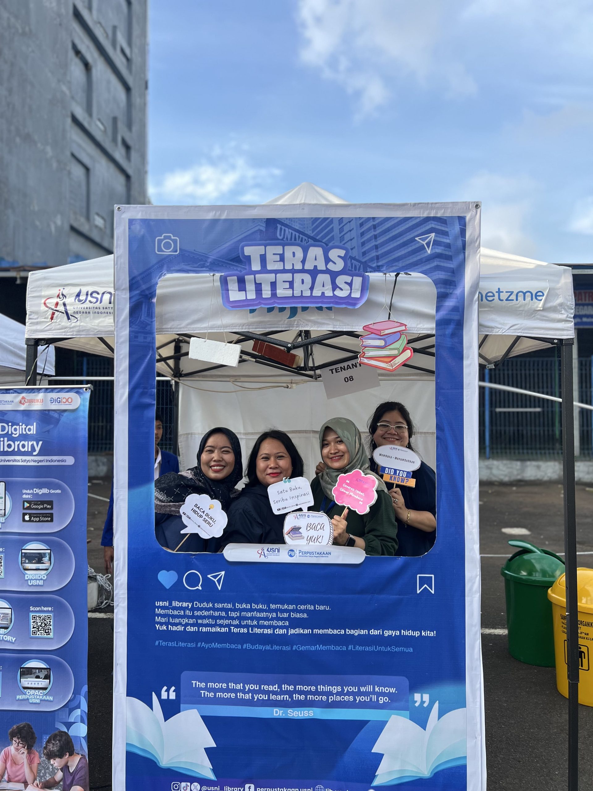 Teras Literasi Perpustakaan USNI – 9 Maret 2026