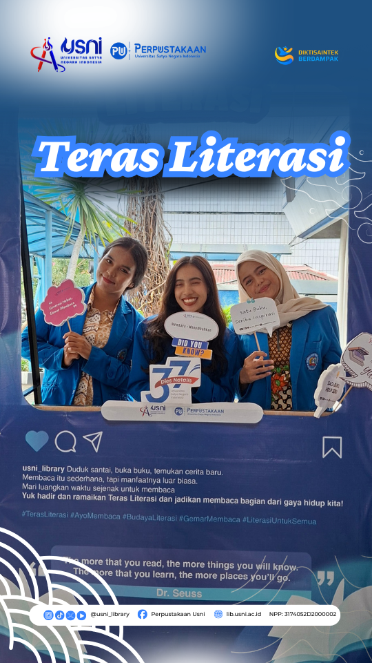 TERAS LITERASI PERPUSTAKAAN USNI –