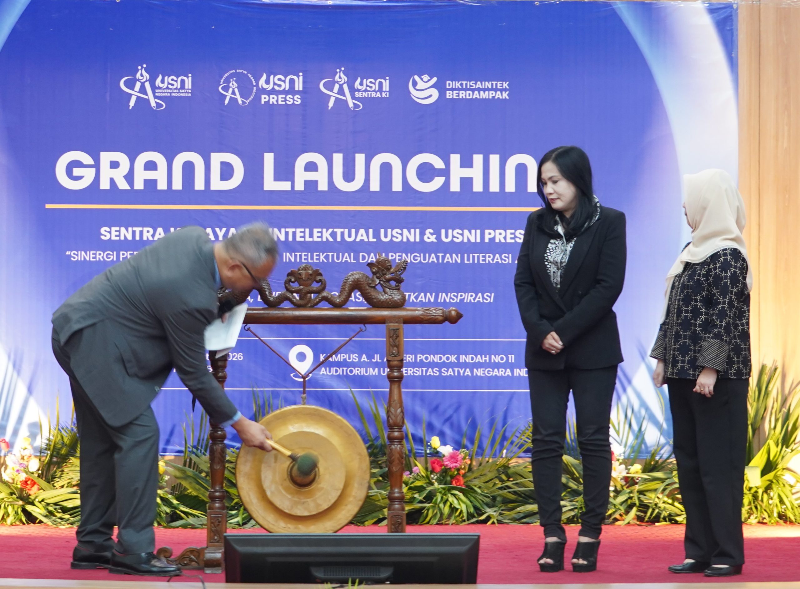 Grand Launching Sentra Kekayaan Intelektual dan USNI Press : Perkuat Ekosistem Publikasi dan Perlindungan Karya Akademik